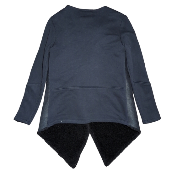 Velvet By Graham & Spencer French Terry Faux Sherpa Jacket Size XS - Picture 9 of 10